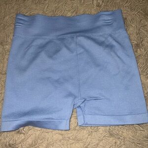 Light Blue Workout Shorts